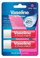 Vaseline 2PK Rosy Lip Balm (Pack of 6)