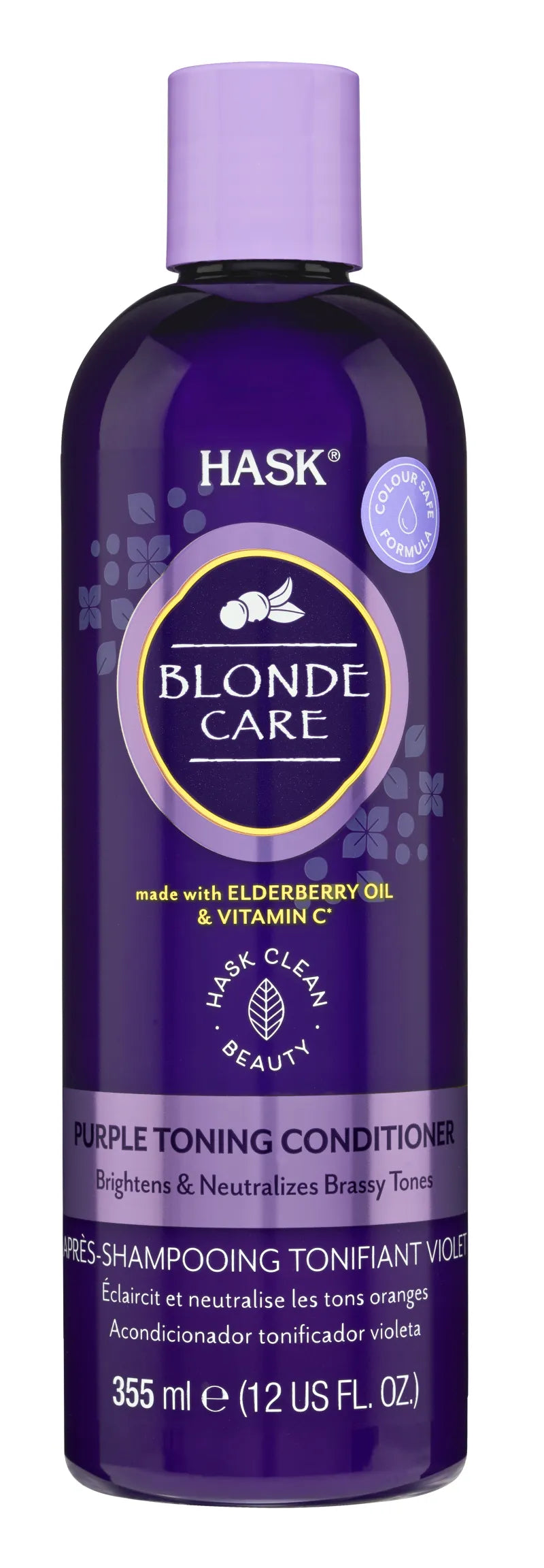 Hask Blonde Care Conditioner 355ML (Pack of 6)