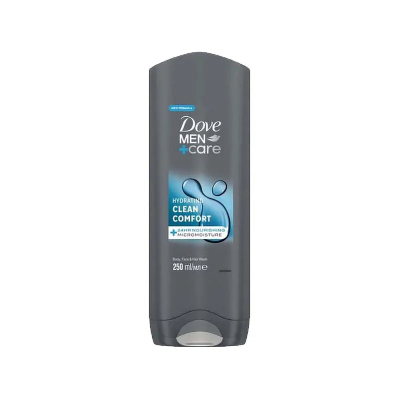 Dove Men Clean Comfort Body Wash 250ML (Pack of 6)