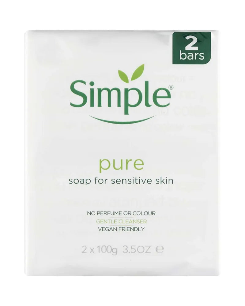 Simple Soap Twin Pack 2X100G (Pack of 6)