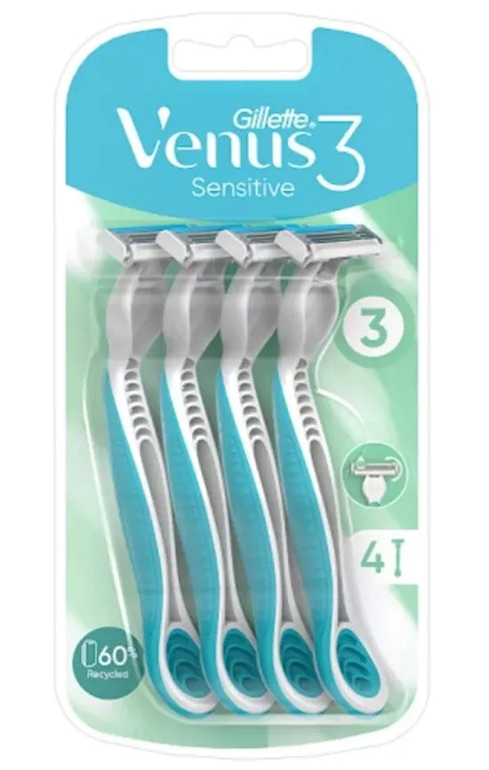 Gillette Venus 3 Sensitive 4S (Pack of 12)