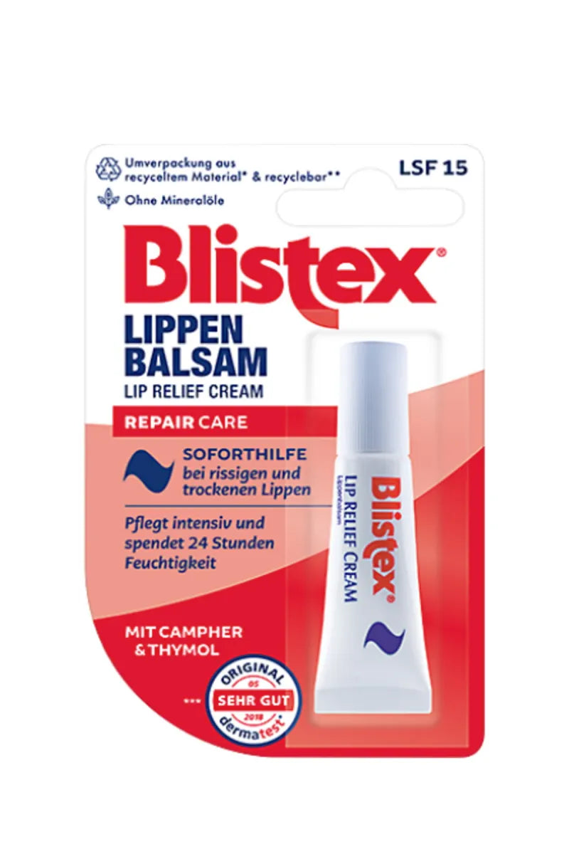 Blistex Lip Relief Cream 6ML (Pack of 6)