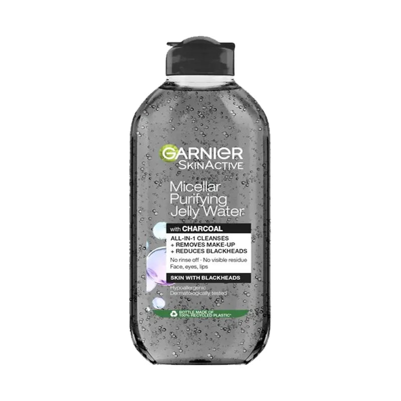 Garnier Micellar Jelly Water Charcoal 400ML X8 (Pack of 8)