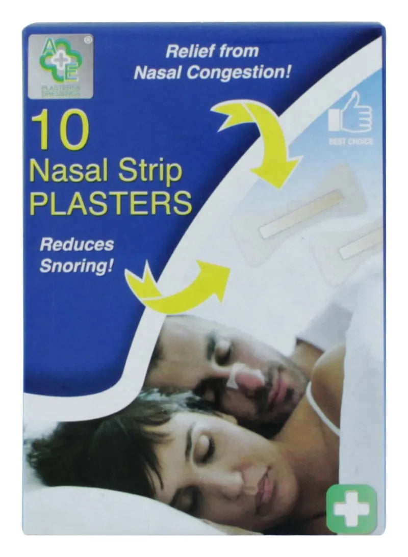 Ae35 10 Nasal Strip Plasters (Pack of 6)