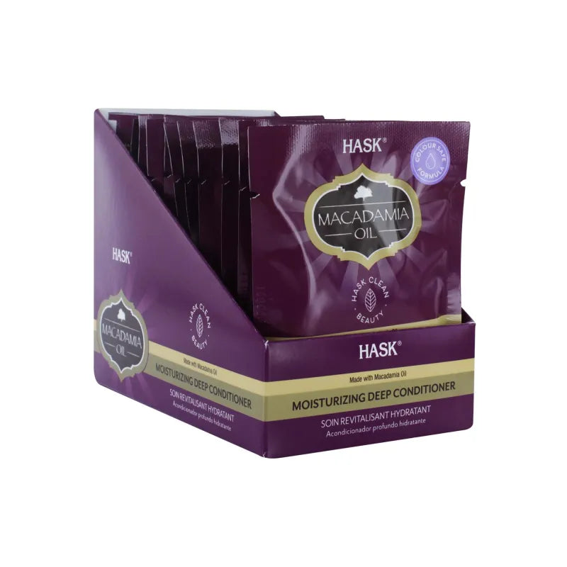 Hask Macadamia Hair Treatment Sachet X12 (Pack of 12)