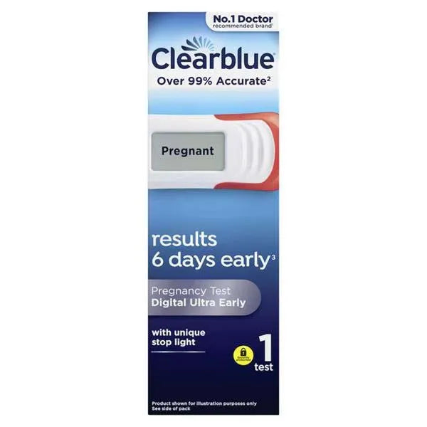 Clear Blue Ultra Early Pregnancy Test – self-test kit