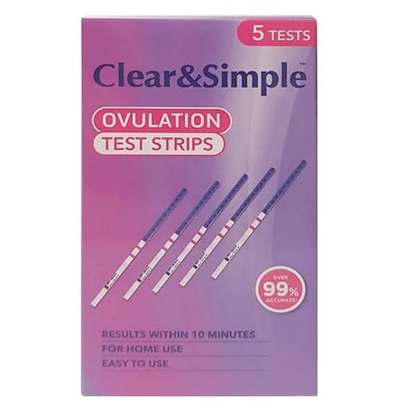 Clear & Simple 5S Ovulation Test Strips (Pack of 6)