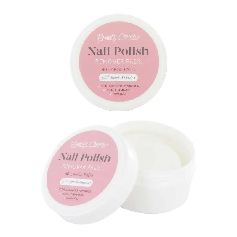Beauty Counter Nail Polish Remover Pads 40'S (Pack of 12)