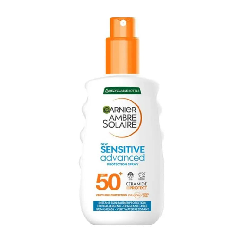 Ambre Solaire Sensitive 50+ 200ML Spray (Pack of 6)