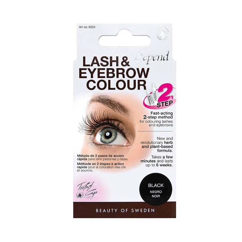 Depend Lash & Eyebrow Colour 4904 Black (Pack of 4)