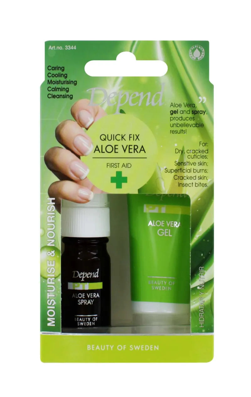 Depend Quick Fix Aloe Vera 3344 (Pack of 3)