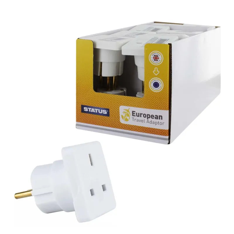 UK To Euro Adaptor (Pack of 6)