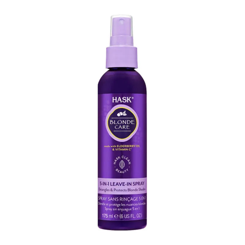 Hask Blonde Care 5 In 1 Leave In Spray 175ML (Pack of 6)