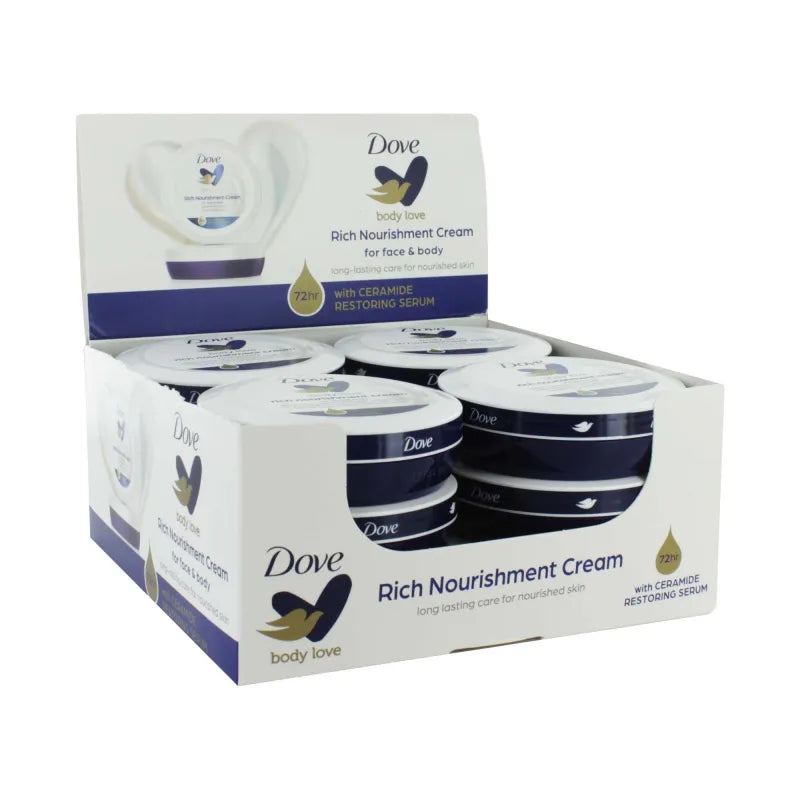 Dove Blue Nourishment Cream 75ML Disp X12 (Pack of 6)