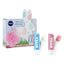 Nivea Lip Balm Duo & Pom Pom Key Ring Set (Pack of 6)