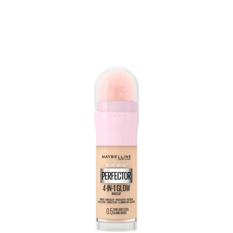 Maybelline Perfector 4 In 1 Glow 0.5 Fair Light Cool Make Up (Pack of 3)