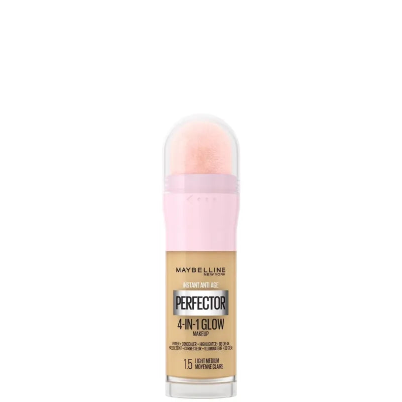 Maybelline Perfector 4 In 1 Glow 1.5 Light Medium Make Up (Pack of 3)