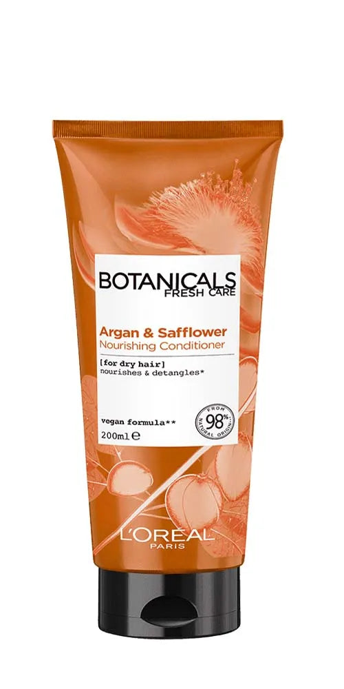 Loreal Botanicals Hair Conditioner Argan & Safflower 200ML (Pack of 6)