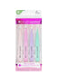 Brush Works Hd Combination Tweezer Set Pastels (Pack of 6)