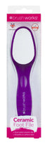 Brush Works Ceramic Foot File 52 56 258 (Pack of 6)