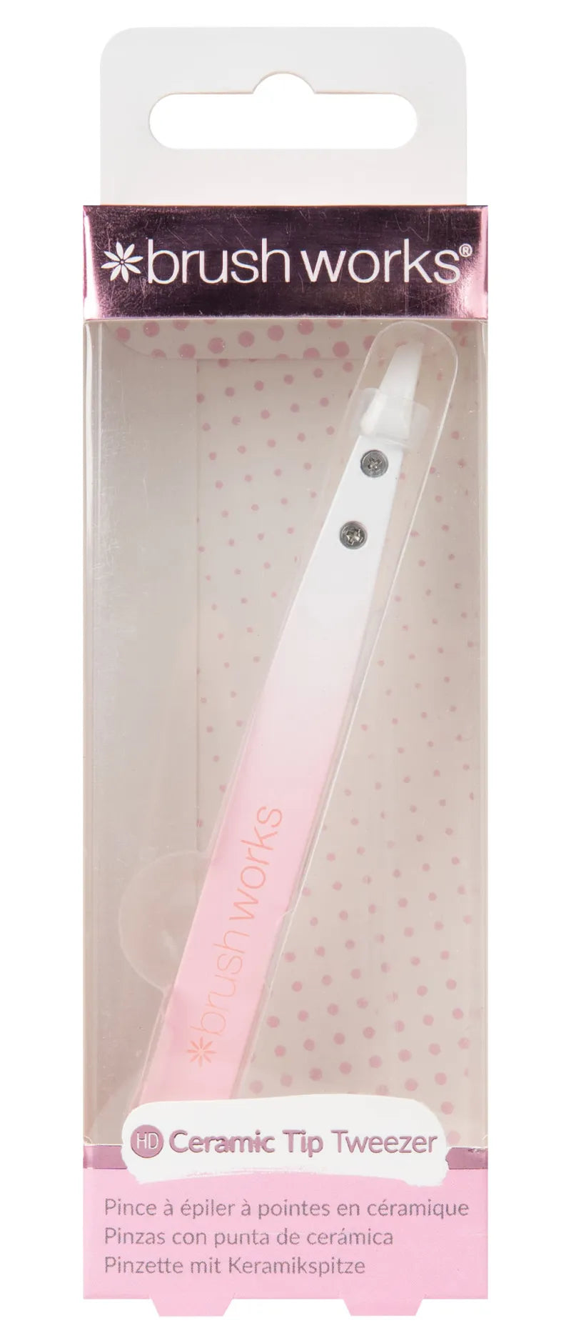 Brush Works Ceramic Tip Tweezer 52 56 424 (Pack of 6)
