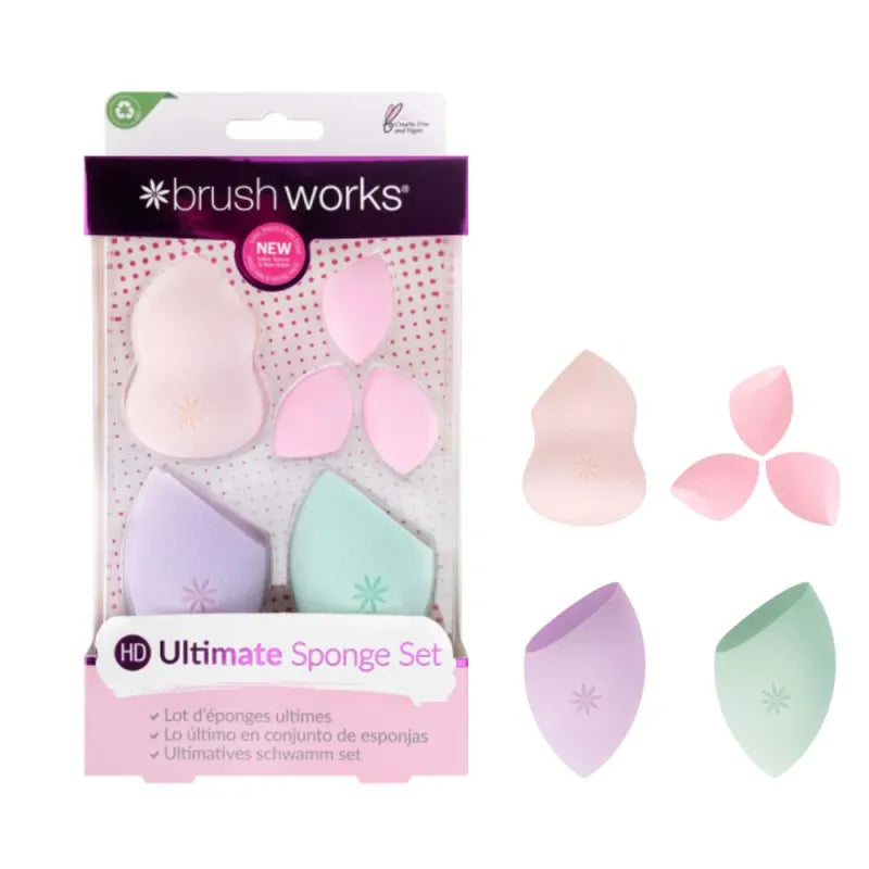Brush Works Ultimate Complexion Sponge Set 52 56 038 (Pack of 3)