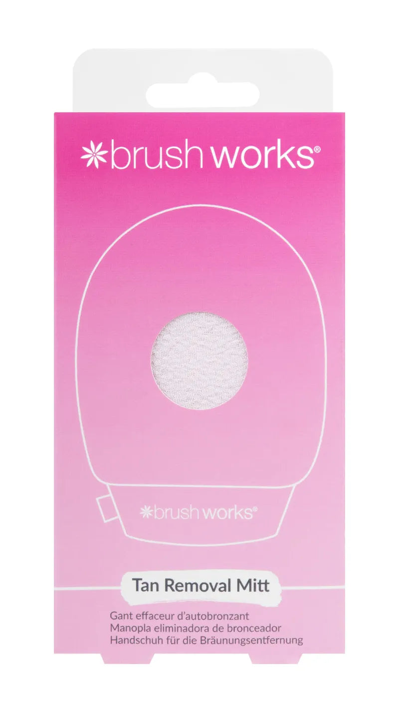 Brush Works Tan Removal Mitt (Pack of 6)