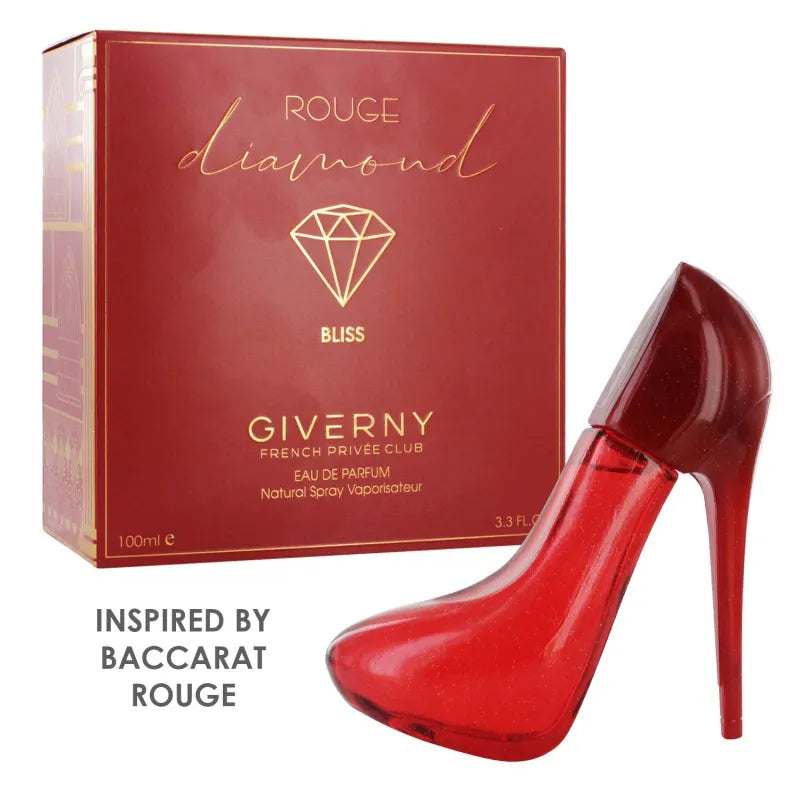 Giverny Shoe Edp 100ML Rouge Diamond(Baccarat Rouge 540) (Pack of 6)