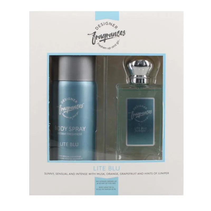 Designer Fragrances Lite Blu 2 Pce Set(Dupe Of D&G Light Blue) (Pack of 6)
