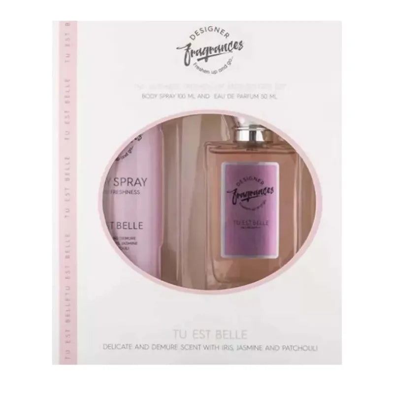 Designer Fragrances Tu Est Belle 2 Pce Set(Dupe Of Lancome La Vie Ess) (Pack of 6)