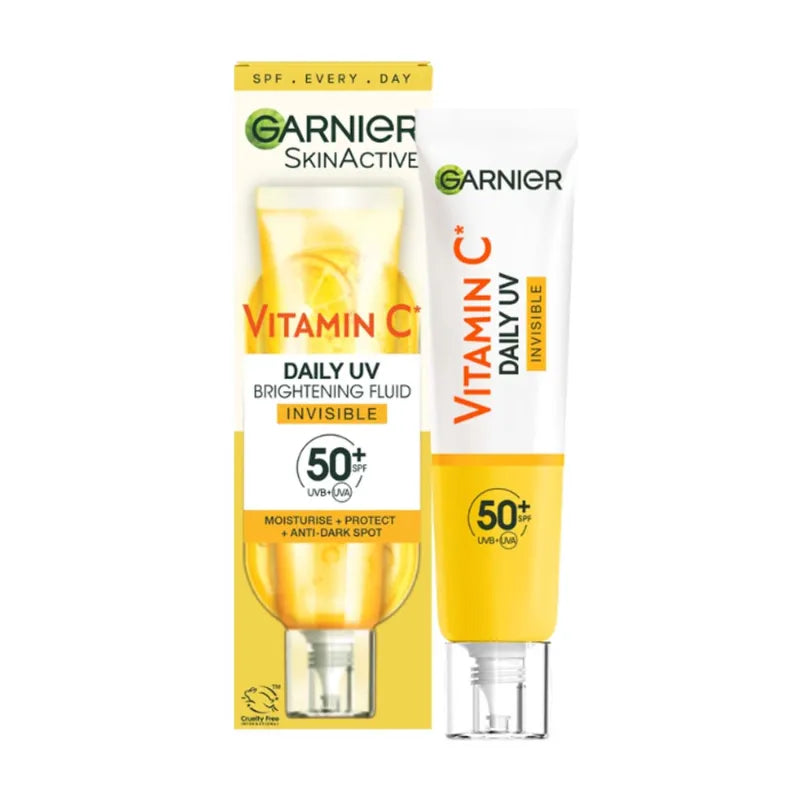 Garnier Skin Active Vitamin C Brightening Fluid Invisible 40ML (Pack of 6)