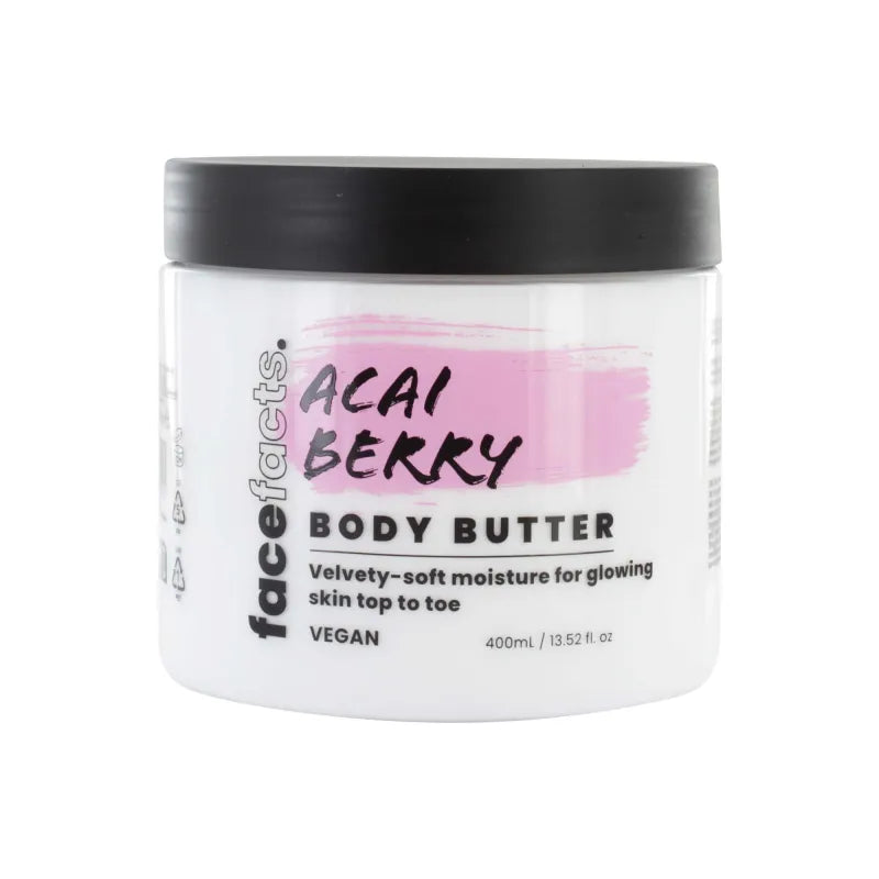 Face Facts Body Butter Acai Berry 400G (Pack of 6)