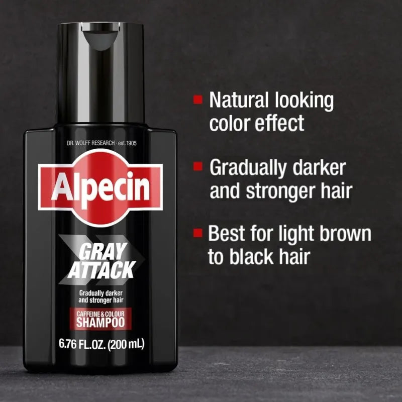 Alpecin Grey Attack Shampoo 200ML (Pack of 6)