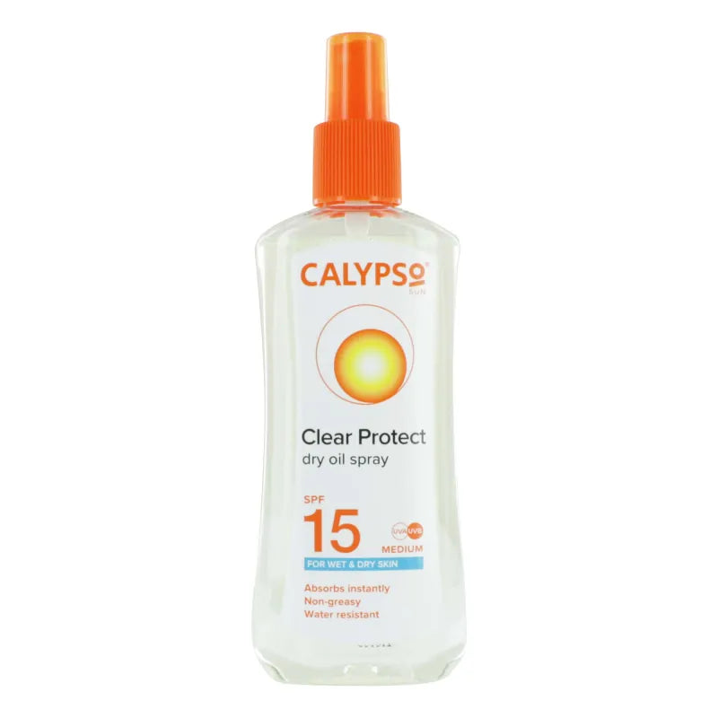 Calypso Dry Oil Clear Protection 200ML Cald15Wet (Pack of 6)