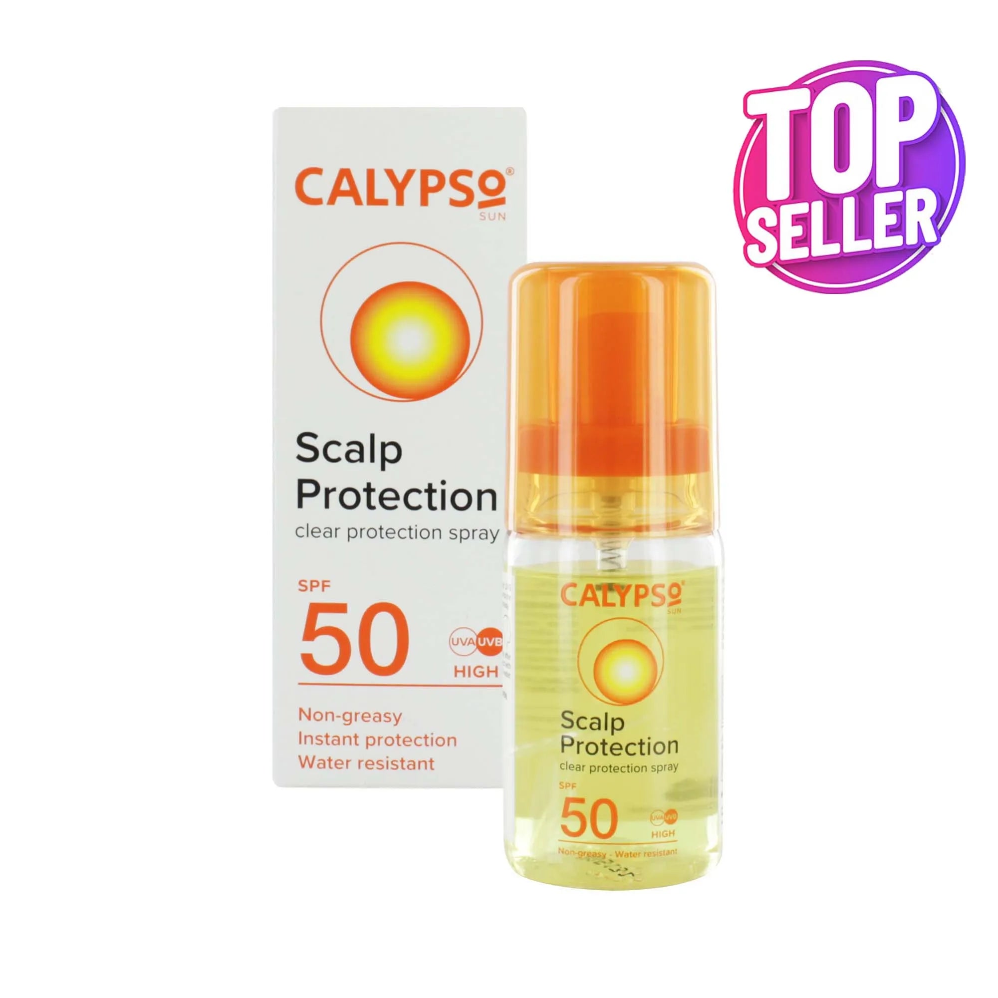Calypso Scalp Protection Spray 50ML SPF50 Cald50Sca (Pack of 6)