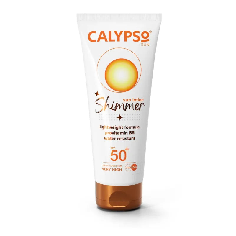 Calypso Sun Lotion SPF50 Shimmer 100ML Calz15 (Pack of 6)