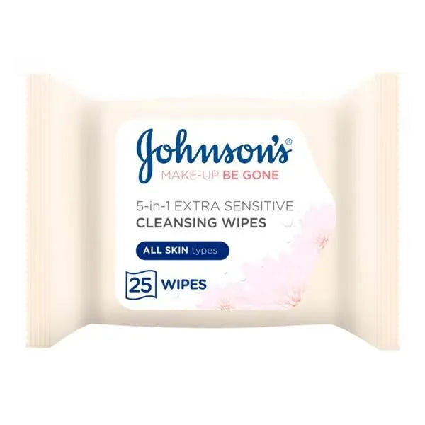 Johnsons 25 Cleansing Wipes Sensitive – wipes and tissues