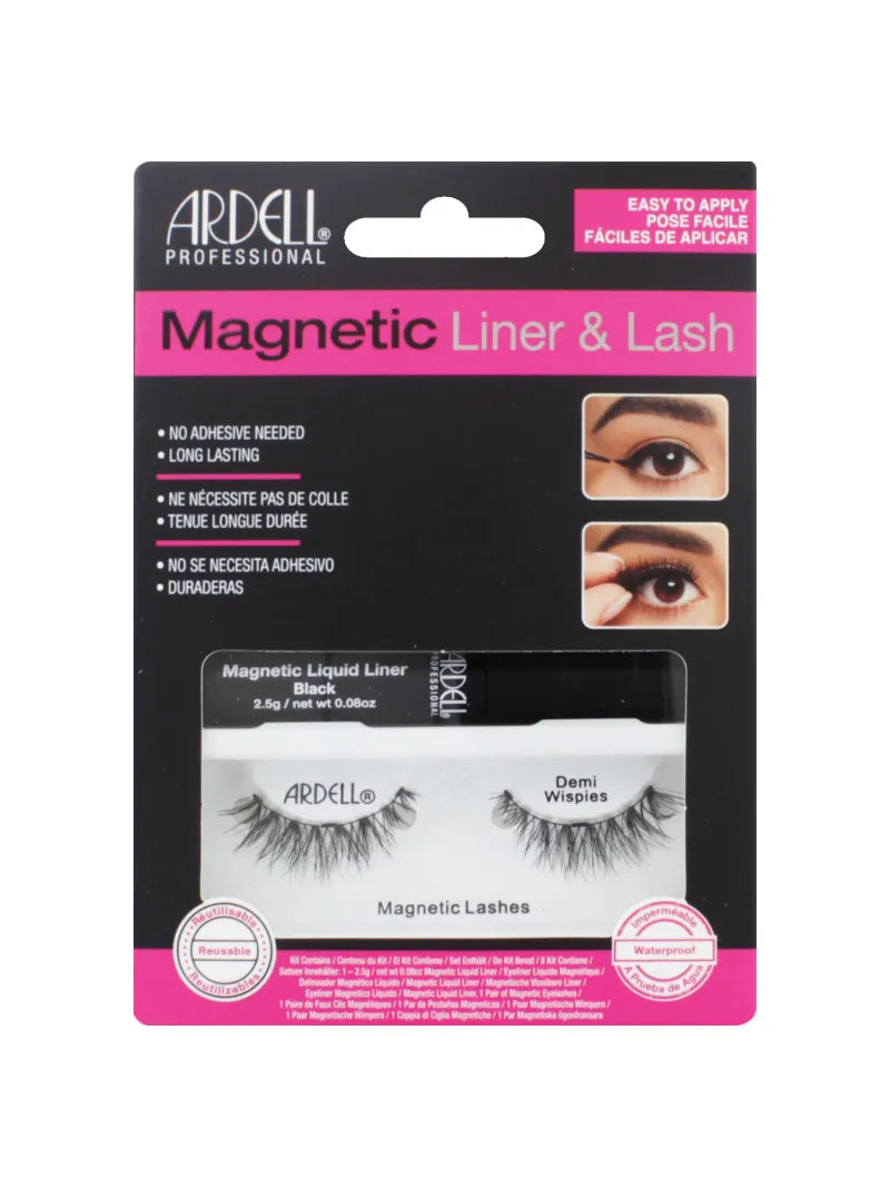 Ardell Magnetic Liner & Lash 64921 Demi Wispie (Pack of 4)