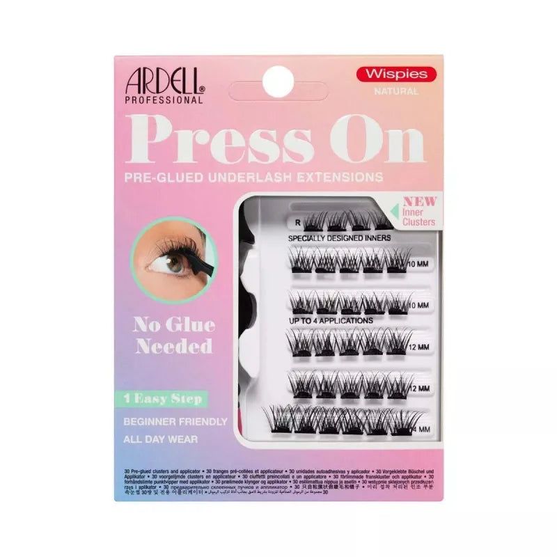 Ardell Press On Wispies Lashes Natural 38674 (Pack of 4)