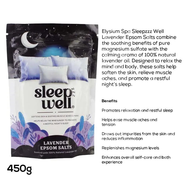 Sleep Well Epsom Salts Lavender Ely1191 (Sleepzzz) (Pack of 6)
