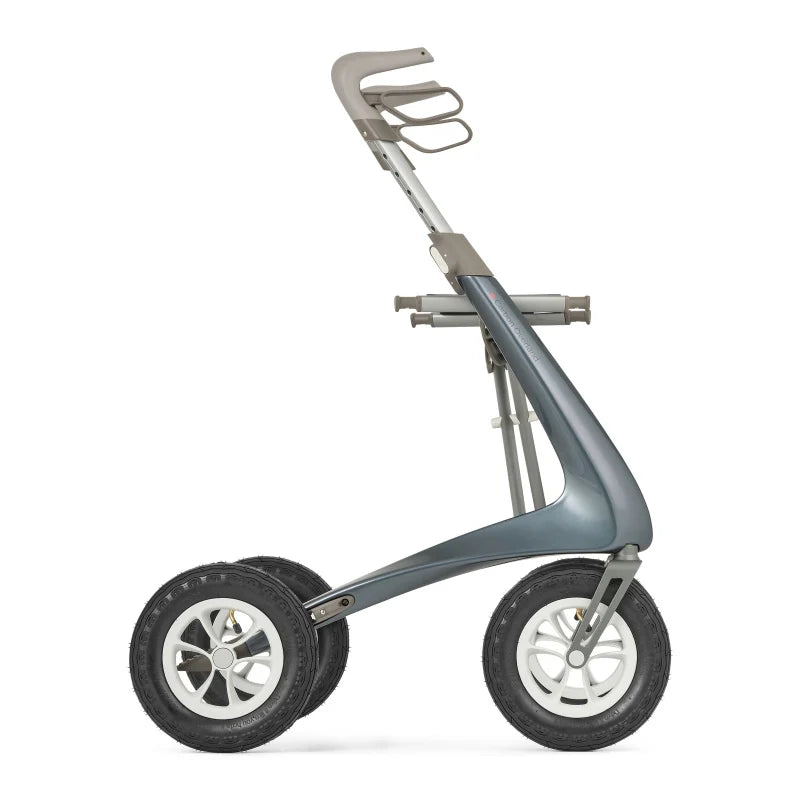 byACRE Carbon Overland Rollator - All-Terrain Foldable Walker