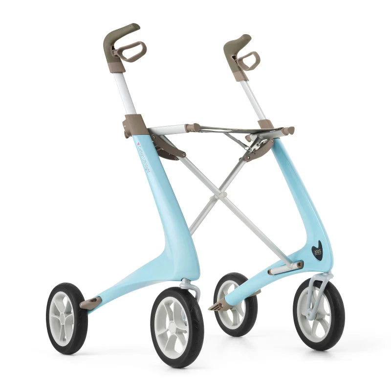 byACRE Carbon Ultralight Rollator in Morning Blue - Foldable Carbon Fibre Walker