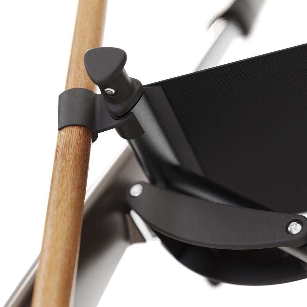 byACRE Carbon Overland Cane Holder Right - Rollator Walking Stick Holder