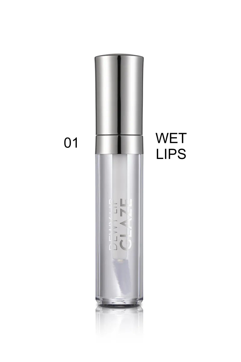 Dewy Lip Glaze New-001 Wet Lips (Pack of 3)