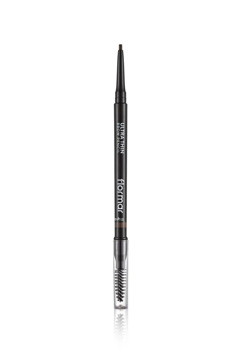 Flormar Ultra Thin Brow Pencil 02 Light Brown (Pack of 3)