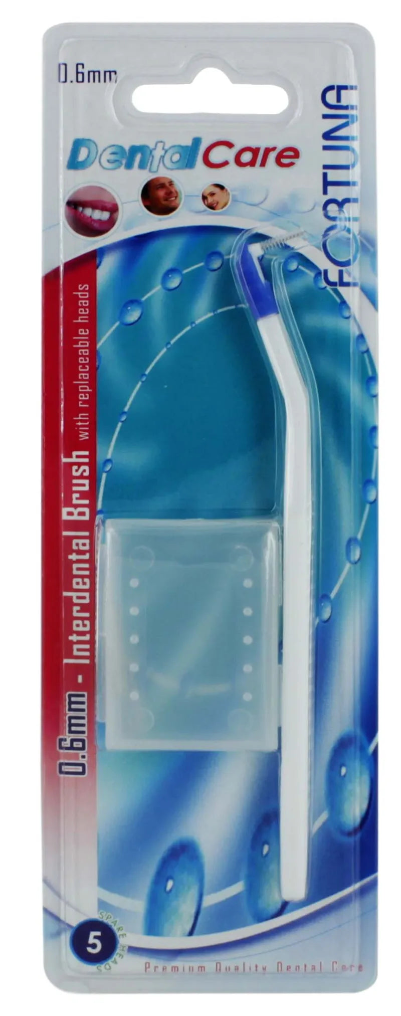 Fortuna Interdental Brushes 0.6Mm Long Reach (Pack of 6)