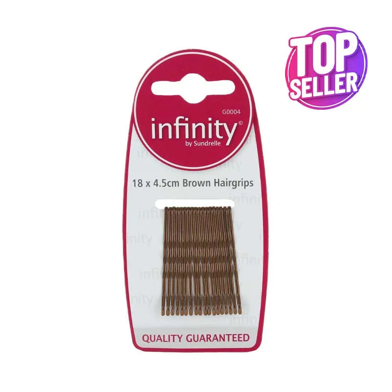 Infinity Brown Clips Std 602 (Pack of 12)
