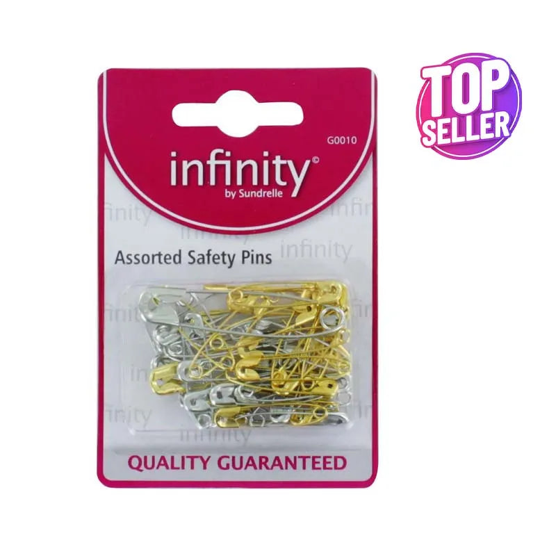 Infinity G/S Safety Pins (Pack of 6)