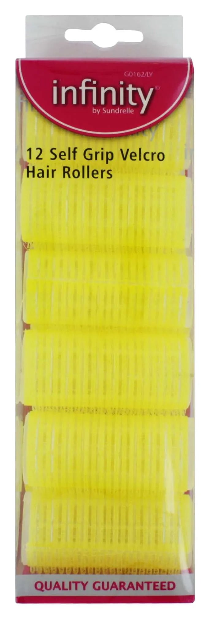 Infinity Velcro Rollers Large Yellow (Pack of 3)