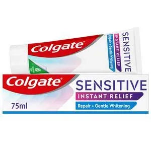 Colgate Instant Relief Sensitive T/Paste Whitening 75ML (Pack of 12)